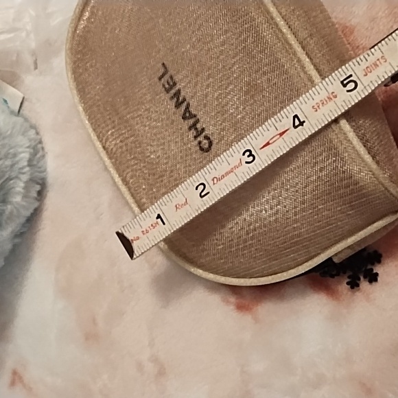 Chanel Inc. NY 💜 Gold Metal Mesh Bag - Picture 8 of 12